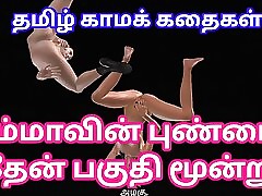 Tamil Audio Hook-up Accounting - Tamil kama kathai - Ammavoda pundai pakuthi moontu - Nimble fucky-fucky chapter be expeditious for a cute couples