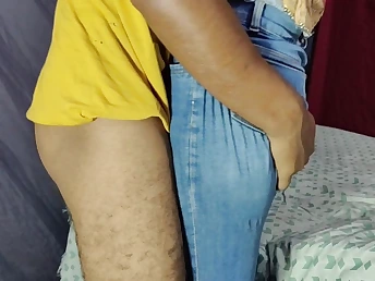 Stepbro Law nails Giant Funbags Desi Bhabhi in jeans & creampies her phat caboose