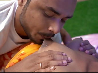 Desi honey gets her vagina pulverized by her hubby's tormentor while sharing his sofa