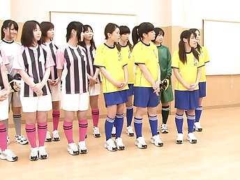 Akari Kimishima & her gang of buddies spoil in an uncensored Asian hump with sans a condom pulverizing, facials, and mischievous org