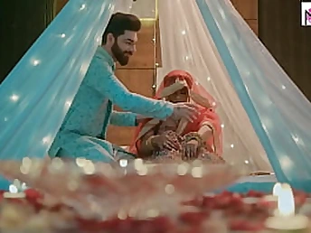 Super-fucking-hot Desi COUGAR gets her first-ever doggie-style plowing in a super-hot first-ever time orgy jamboree!