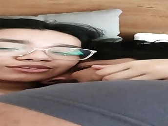 Uma A shares a steamy moment with her boyfriend in underwear - homemade porn