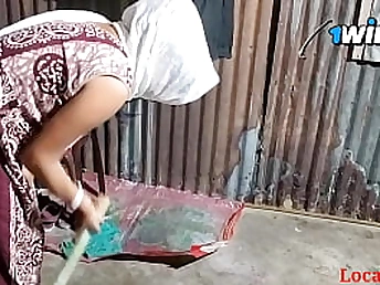 Observe Localsex31 & Localsex1's warm village hook-up in doggie-style act