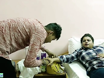 Steaming Indian dame Chuda gets messy with her cleaning nymph in a hot hotel bedroom