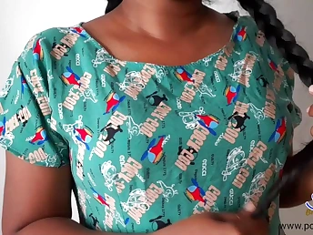 Fantastic Brownis in Tamil village gets jammed stiff by her crazy older guy