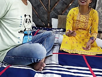 Desiararabhabhi - Step step-sister-in-law ke sath Stone paper Game, winner takes Advantage clear hindi Voice tear up-a-thon Flick