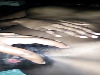 Hot Indian Desi Tamil Wifey with Frd Wifey's Super-Cute Dark-hued Cooch and Titties