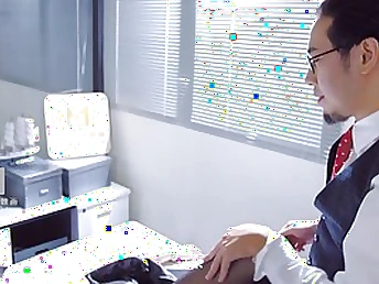 Lin Quiantong is a slender intern who seems to like to get pulverized, milky still at work