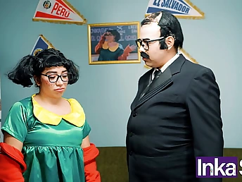 Diminutive latina El Chibolo gets her hefty hereditary jugs groped & plumbed by Suppose Panzón for the rent