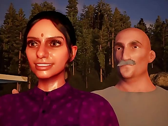 Desi MUMMY Aisha gets her wooly cooter banged by elder acquaintance Denisporco