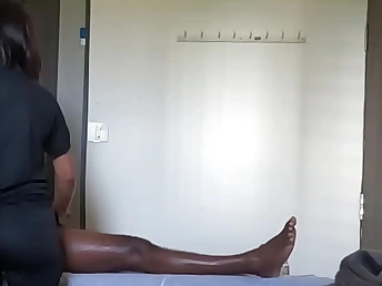 Rasiya Begum gets angry during a rubdown increased by gives a wrong hand labour to Bulldick