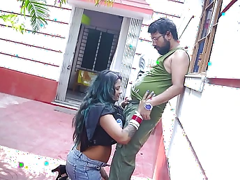 Desi BENGali Couple Harcore Butt-Poked & Laid waste Outdoors with respect to a Homemade Vid