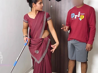Komal was mopping her clean when a landlord lured her