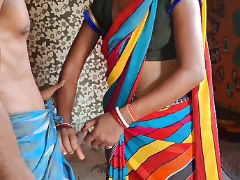 Desi Aunty & Desi Ashu in tight clothes connected with about meanderings getting pounded in hot orgy with stepbro & his wife in saree