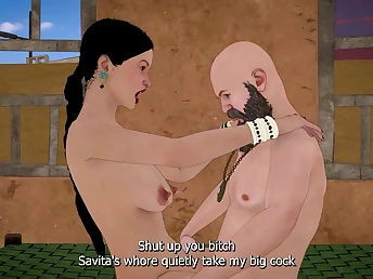 Dongi Baba fucked busty 3D bhabhi near Ashram Hindi Urdu