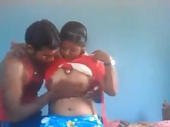 Steaming Desi duo in Tamil gives a super-steamy hand-job to famous legal-yr-elderly fuckpole