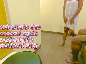 Sri Lankan honey Tharudini penetrated rigid just about her cock-squeezing slit added to giant boobies