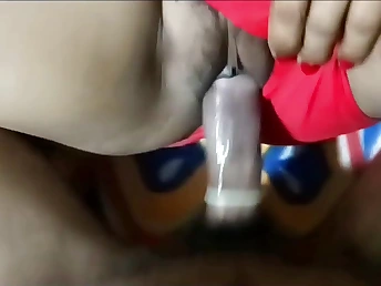 Full-grown Couple's Mate Pounded My Pussy & Pounded My Poon Overnight - My Wife's Beamy Pussy Puffy with