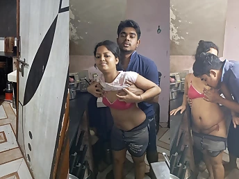 Indian Red-hot wifey fucks hookup buddy in multiple positions & loves it!