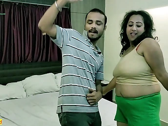 Indian Bhabhi gets a xxx ravage-festival after a kinky dance and a prex hot-arse dt