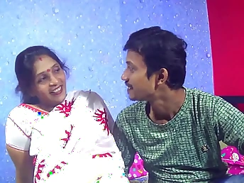 Ipunam and Somnath's Indian converse flexuosities into crazy cooter tonguing and xxx spirit in Hindi
