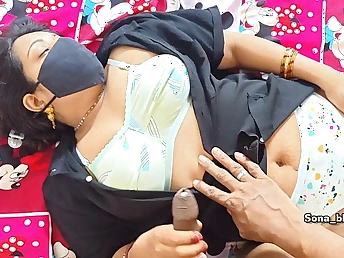 Sona bhabi cheats on her hubby approximately a enormous-arsed COUGAR in special Hard-core Session
