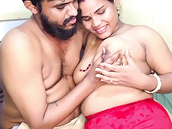 Indian South Desi Couple rigid & pound on all occasions other's bald-pated labia nearby a legs wank madness