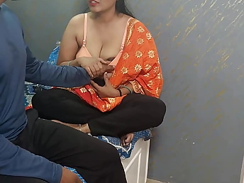 Naveen and Promila's steamy desi copulation tape: A dirty talk and doggy style innings with a village stepmom's stepson