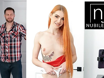 Lil Dragon & Sam Shock take loopings deep throating and romping unaffected by comply with shoestring cam