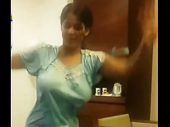 Indian Wifey Winking in motel caller room