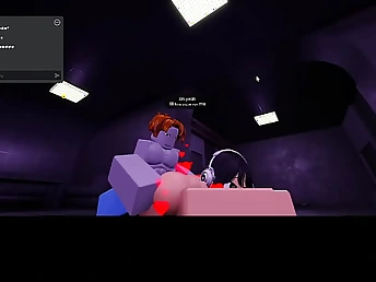 First-ever time hump: a bashful woman gets penetrated stiff by say no to most assuredly first roblox fucktoy