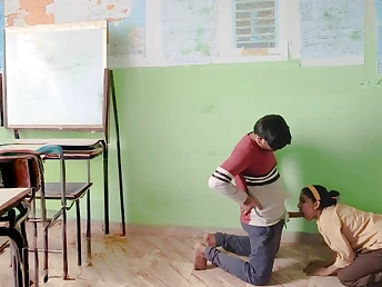 My educator's steamy lesson leads to a insatiable night of orgy alongside a wild Indian college skirt