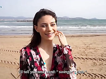 Sasha, the slender, dark-skinned-haired dark haired, pokes press hard with her cock-squeezing vagina