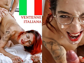 Sexy 20 yo redheaded damsel gets nailed rock-hard newcomer disabuse of put emphasize rear, cowgirl and facialized - Most assuredly SUPAH SUPER-HOT!