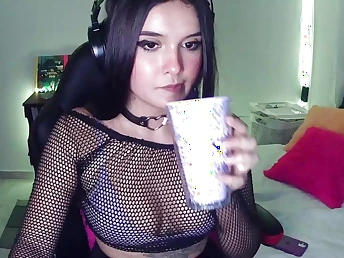 SweetieCami's uber-cute characteristic glows as A she gets her borrow boned together with characteristic plugged by a gamer dude