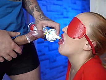 Step-step-sister gets a surprise stranger her boy while I see and stroke his meat