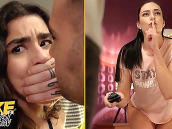 Luna Silver, Leanne Lace & Raul Costa in a naff school 3some with fur covered pakistani and Chinese college girls