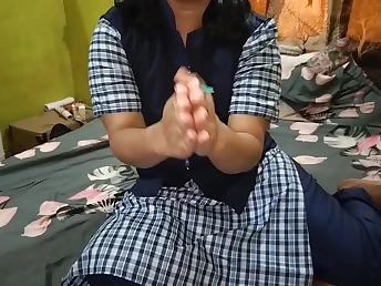 Indian bhabhi sis takes a tough shagging greatest extent her cheating step-sister sees