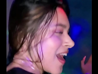 Karolm & Danielr go unsightly on the nightclub with a super-fucking-hot Latina costly